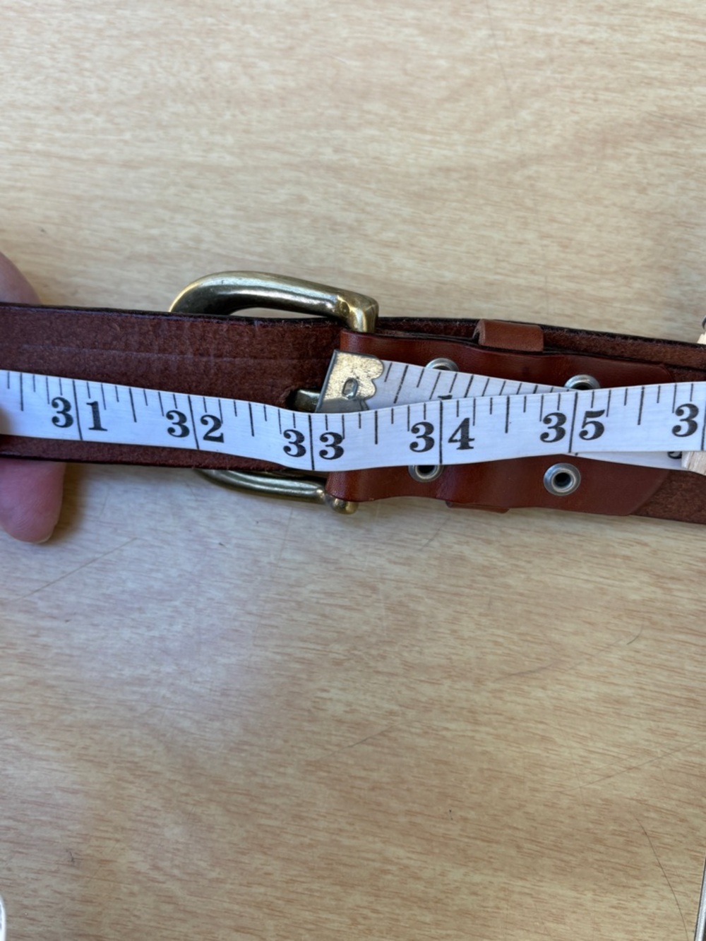 Bloomingdale’s Frascarelli Italian Brown Leather Belt In Sz 36 - Picture 10 of 11